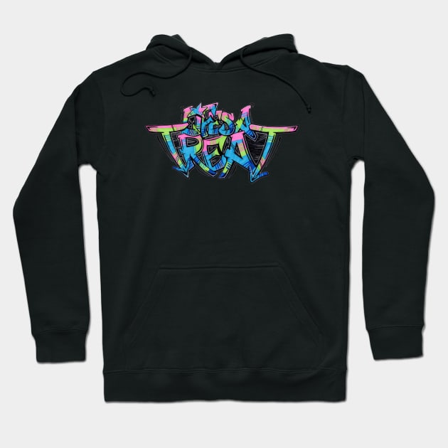 Life is a Treat Graffiti Hoodie by obillwon